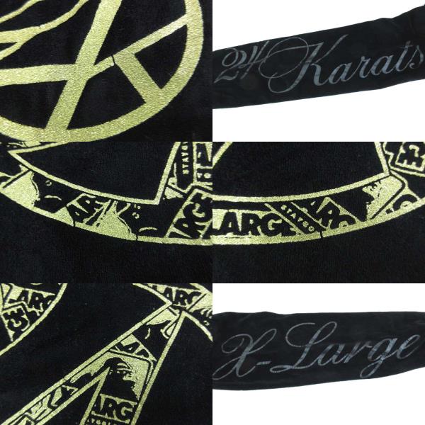 エクストララージ X-LARGE 24カラッツ 24karats ベロア セットアップ