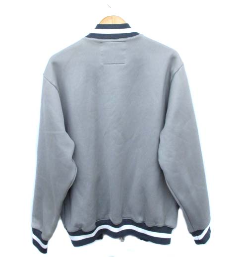 A BATHING APE グレー ジャケット jersey jacket A BATHING APE