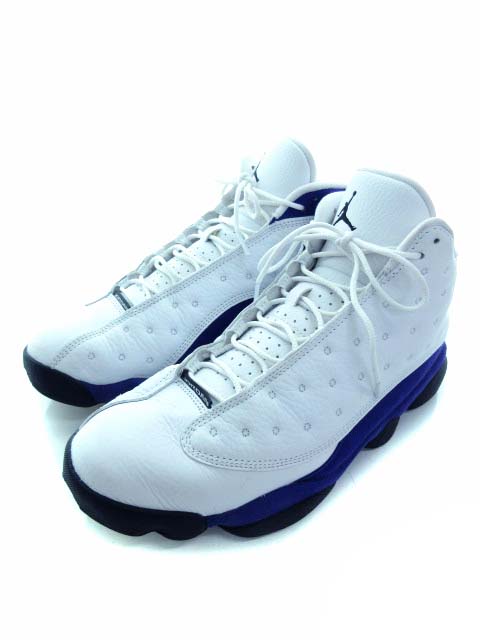 ナイキ Nike エアジョーダン 13 レトロ Air Jordan 13 Retro ハイカット スニーカー 靴 105 ホワイト パープル 29cm メンズ 103 ベクトルパーク