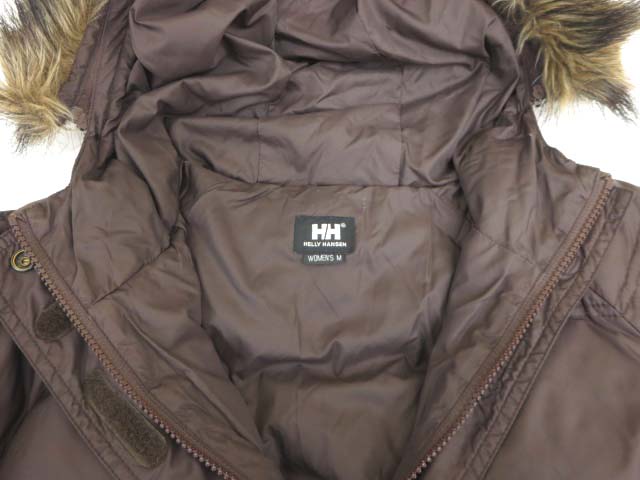 ヘリーハンセン HELLY HANSEN ファーフード ナイロン ダウンジャケット 