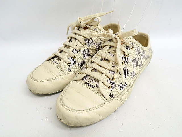 ルイヴィトン LOUIS VUITTON ダミエ アズール スニーカー 36 