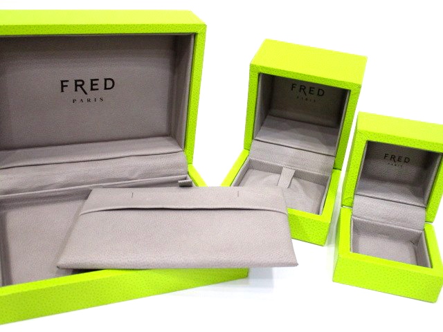フレッド FRED ジュエリーボックス ケースのみ 3個セット 106