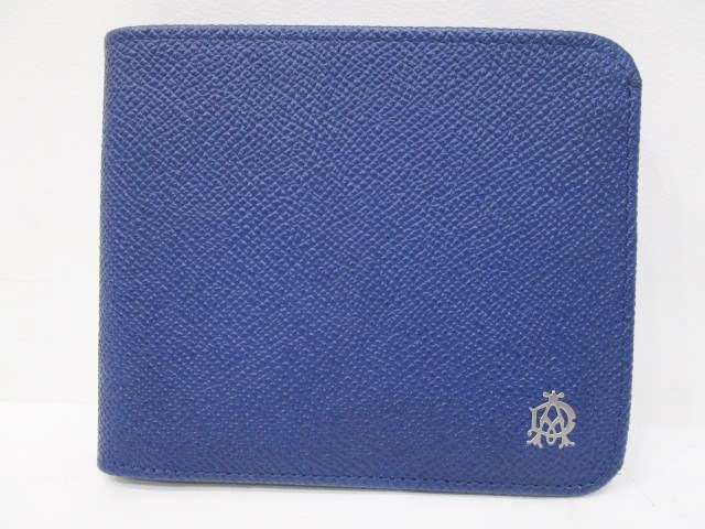 未使用品 ダンヒル dunhill ボードン 二つ折り財布 ウォレット レザー 