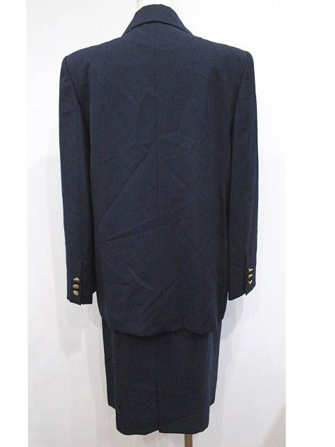 クリスチャンディオール Christian Dior スーツ スカート ダブル 金