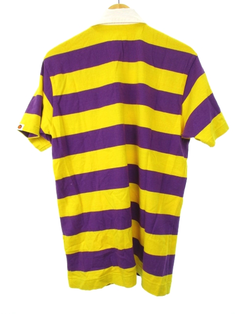アベイシングエイプ A BATHING APE BABY MILO ラガーシャツ 半袖 プル 