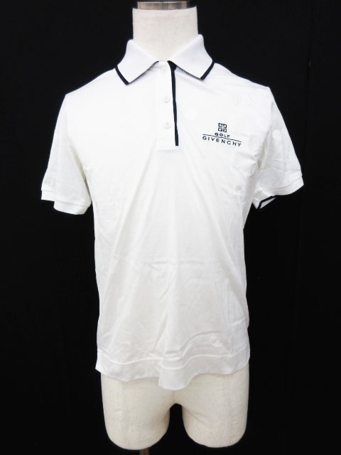 未使用品 ジバンシィ GIVENCHY ゴルフ GOLF シャツ ポロ 刺繍 ロゴ 