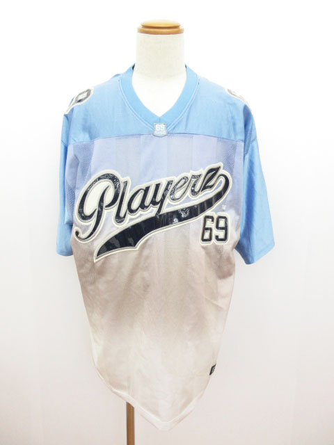 プレイヤーズ 69 players69 カットソー Tシャツ Vネック ワッペン 