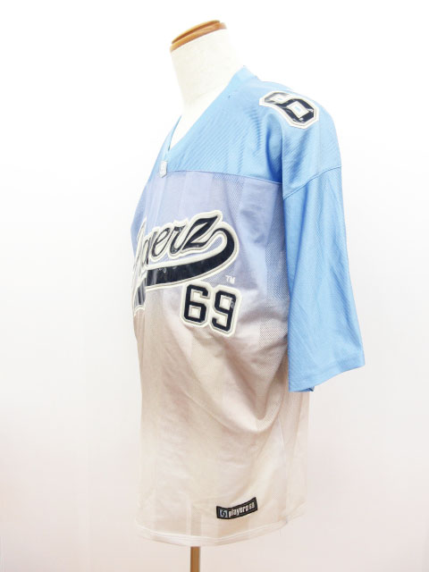 プレイヤーズ 69 players69 カットソー Tシャツ Vネック ワッペン 