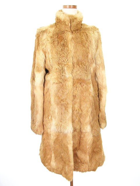 セシルマクビー CECIL McBEE コート ファー ラビット 9 ベージュ 茶 
