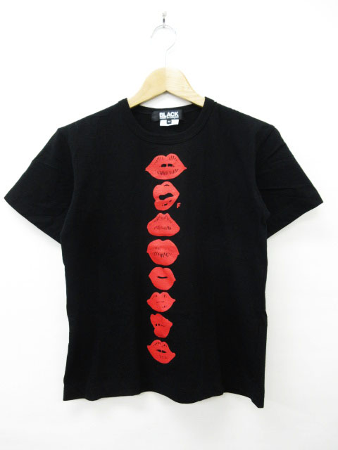 コムデギャルソンブラック COMME des GARCONS BLACK 美品 Tシャツ  