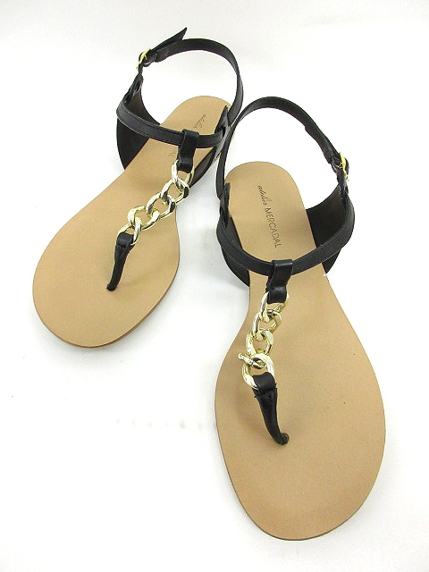 アトリエメルカダル ATELIER MERCADAL サンダル トング レザー  