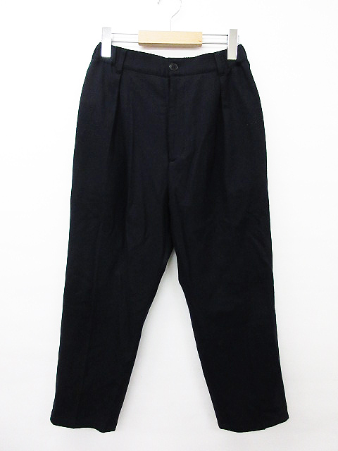 ディスカバード DISCOVERED パンツ スラックス タック入 ウール混