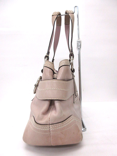 コーチ COACH バッグ ハンド 10536 ハンプトンズ レザー ピンク