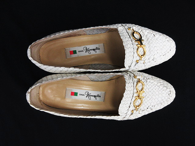 [たんたん ] Ginza Kanematsu-ビッグチェーンローファー 銀座かねまつ GINZA Kanematsu ローファー ビットローファー メッシュ