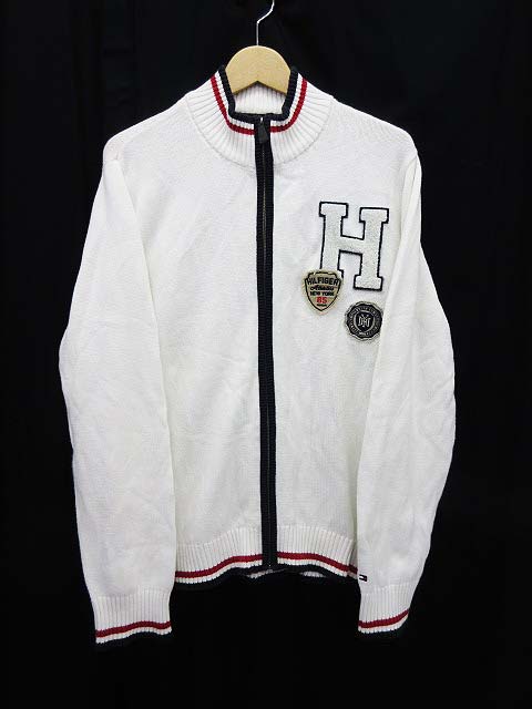 トミーヒルフィガー TOMMY HILFIGER ニットジャケット スタンドカラー 