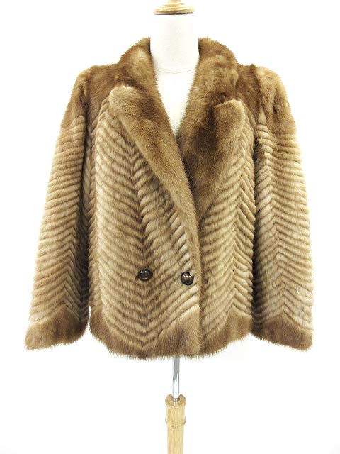 カ*ウ様 美品　MINK(ミンク)アイボリー 毛皮ショートジャケット ミンクコート ショート カ*ウ様 美品 MINK(ミンク)アイボリー