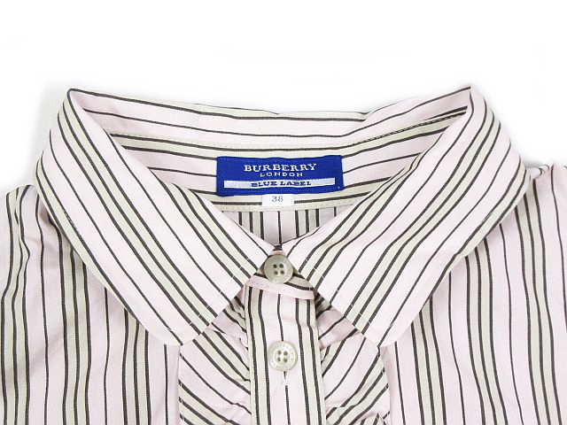 BURBERRY#バーバリー#ブルーレーベル#チュニック#ストライプ#シャツ