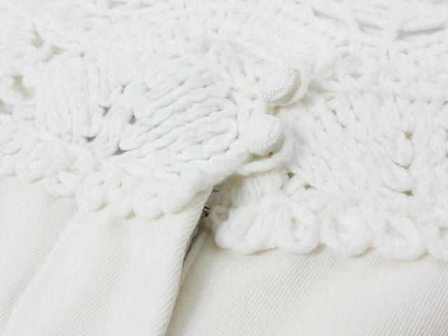 CHANELシャネルクロップドパンツウール34