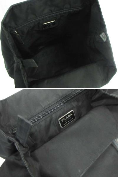 プラダ PRADA ハンドバッグ トートバッグ クリアハンドル 三角