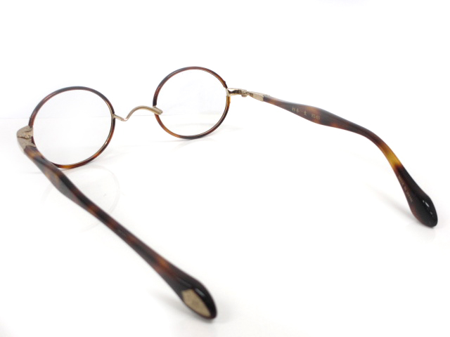 未使用品 杉本圭 メガネ 眼鏡 アイウェア フレーム ラウンド型 度なし