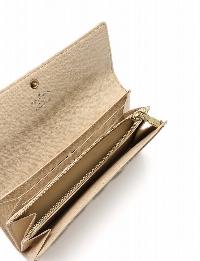 ルイヴィトン LOUIS VUITTON ポルトフォイユ サラ ダミエ アズール 