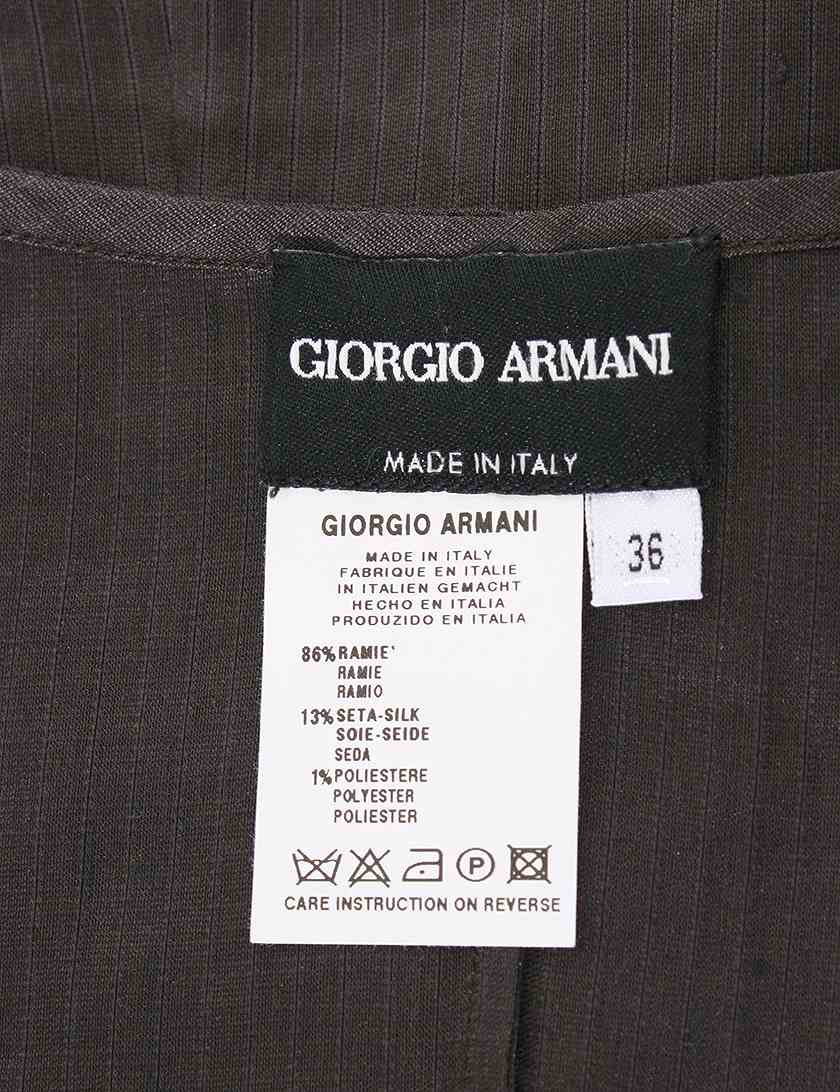 ジョルジオアルマーニ GIORGIO ARMANI ノースリーブ ブラウス トップス 