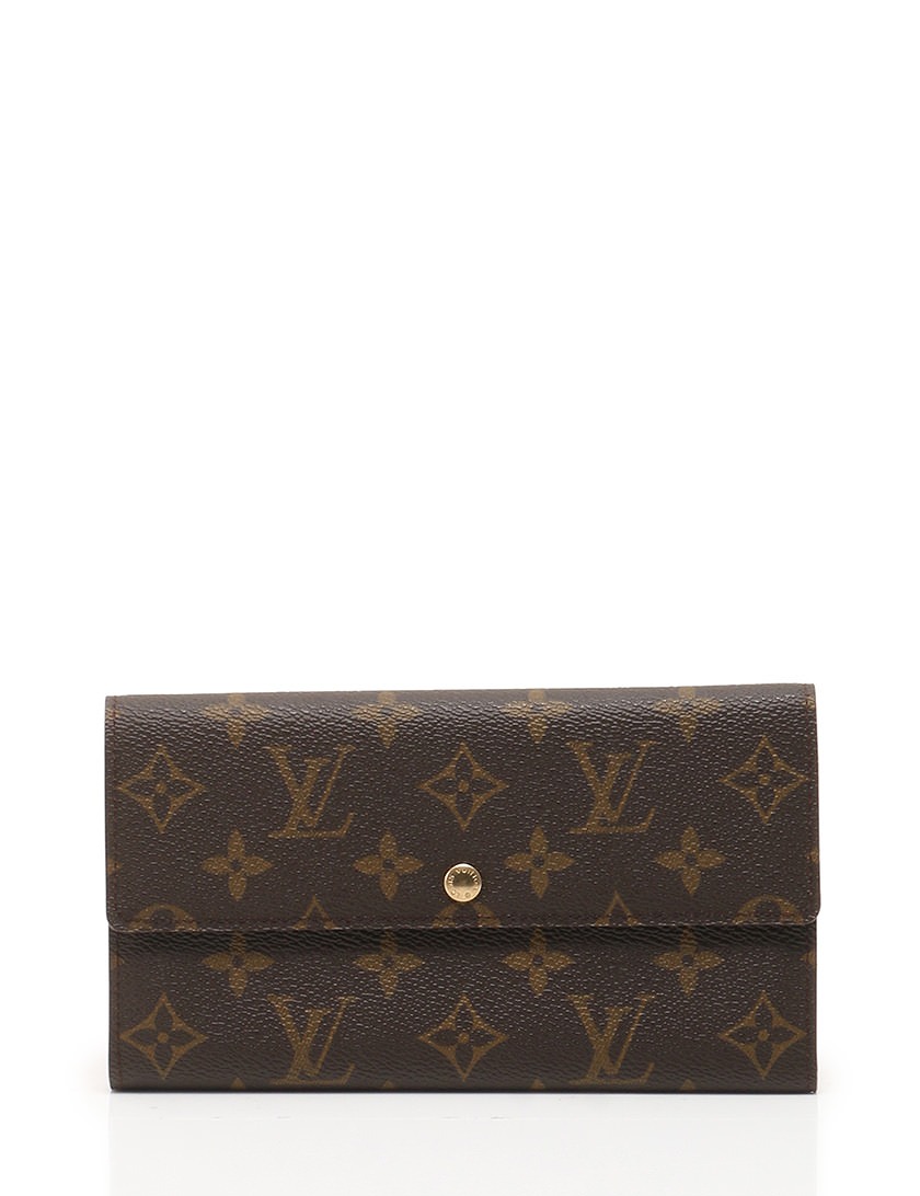 ルイヴィトン LOUIS VUITTON 長財布 モノグラム 茶色 ブラウン 小物 