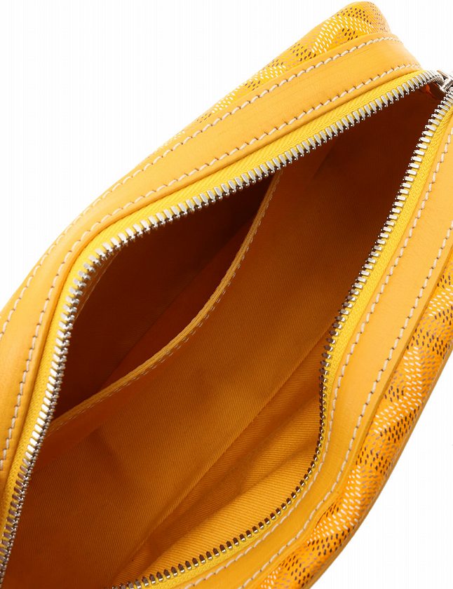 ゴヤール GOYARD ポシェット ショルダーポーチ 黄色 イエロー