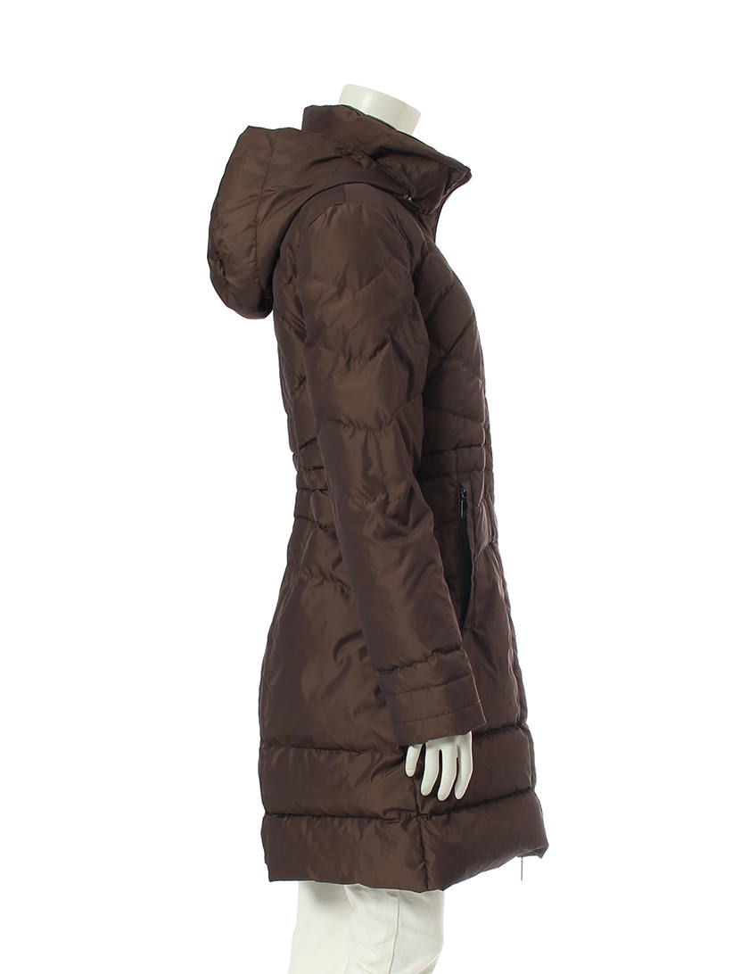 モンクレール MONCLER ダウンコート 茶色 ブラウン XS アウター コート 