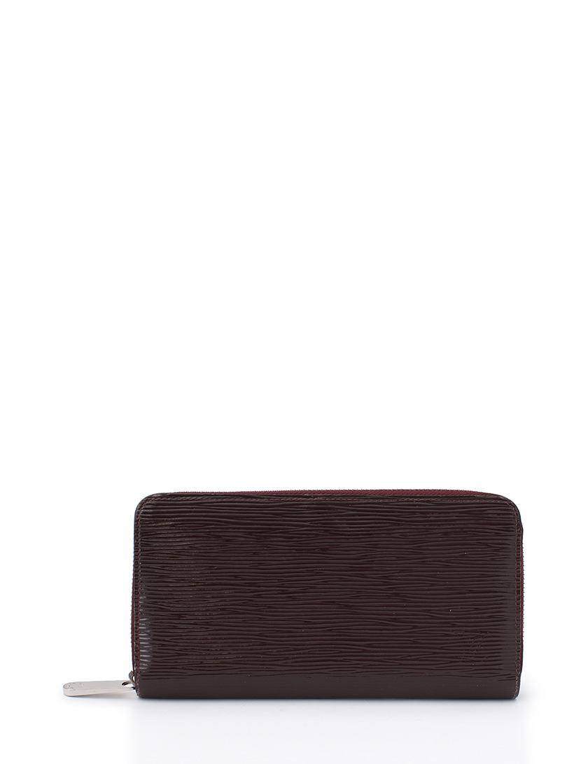 ルイヴィトン LOUIS VUITTON 長財布 エピ 茶色 プルンニュ 小物 