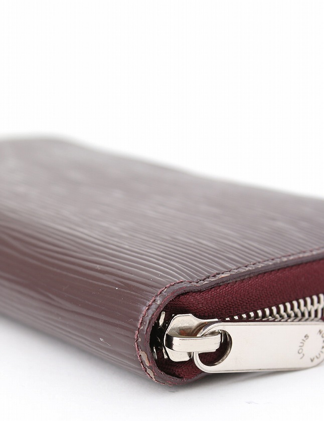 ルイヴィトン LOUIS VUITTON 長財布 エピ 茶色 プルンニュ 小物  