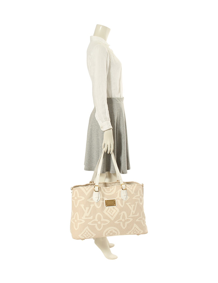 ルイヴィトン LOUIS VUITTON トートバッグ クルーズライン ベージュ  