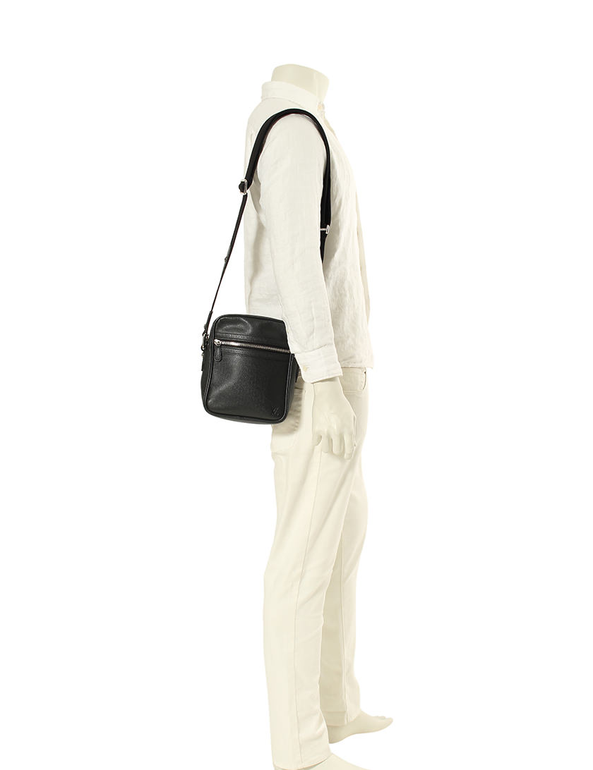 ルイヴィトン LOUIS VUITTON ショルダーバッグ タイガ 黒 アルドワーズ 