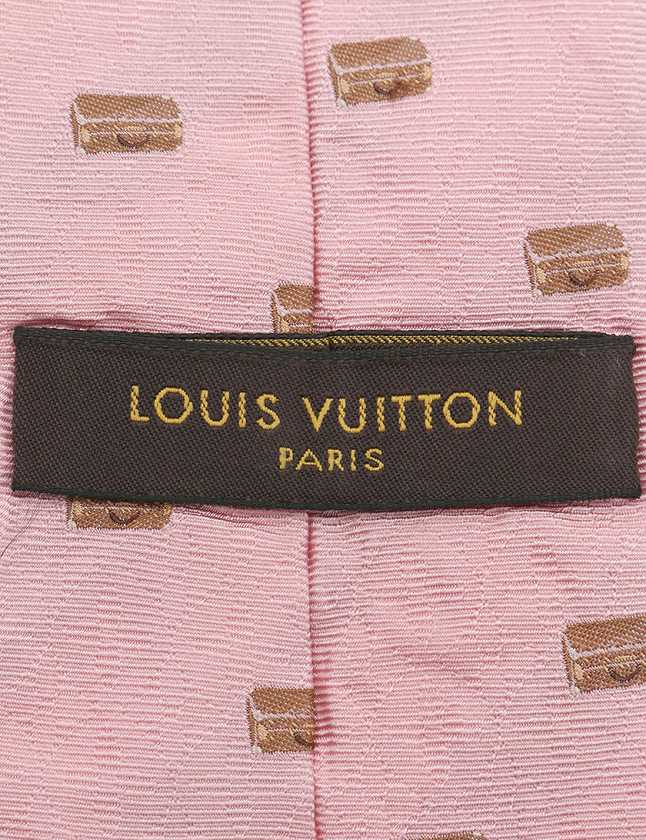 ルイヴィトン ネクタイ ピンク 箱つき ネクタイ ルイヴィトン ピンク