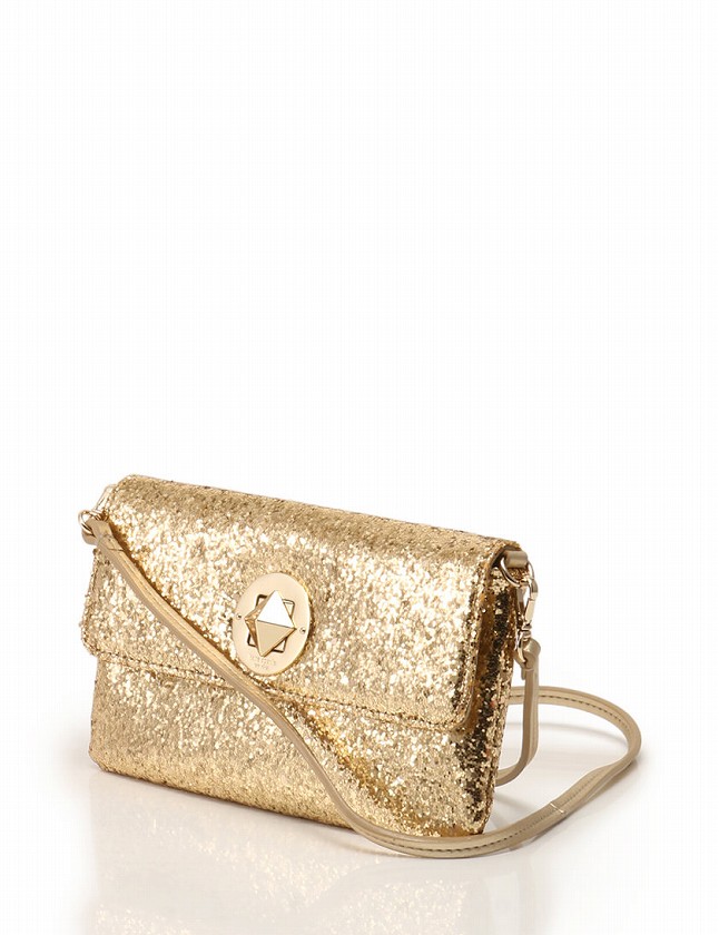 ケイトスペード KATE SPADE ショルダーバッグ ポシェット ゴールド 