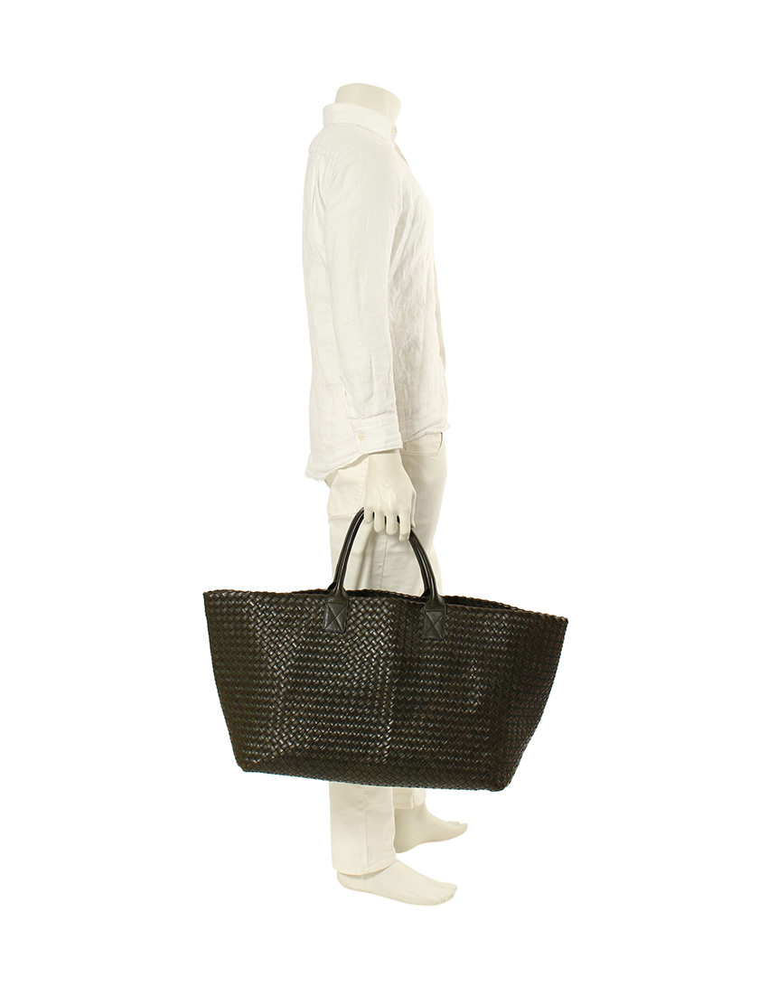 ボッテガヴェネタ BOTTEGA VENETA トートバッグ カーキ 緑 イントレ 