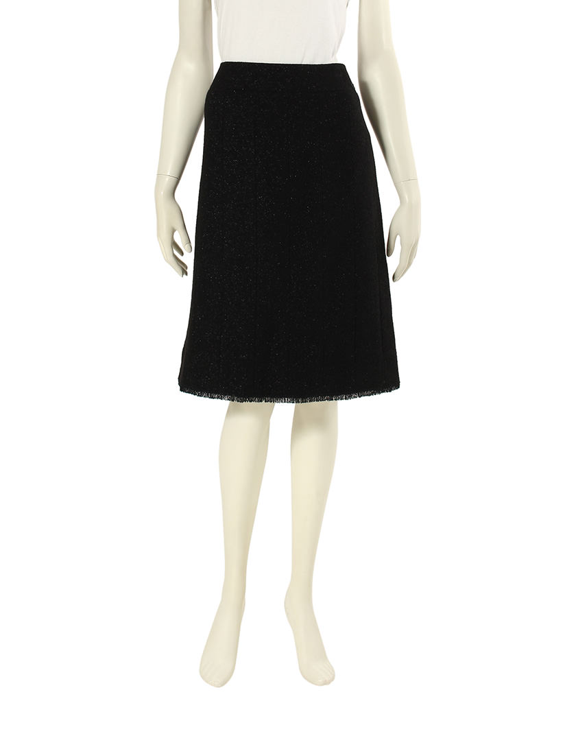 美品 CHANEL 40 スカート スーツ フォーマル　黒　シャネル CHANEL（シャネル） ジャケット スーツ ヴィンテージ ブラック グレー