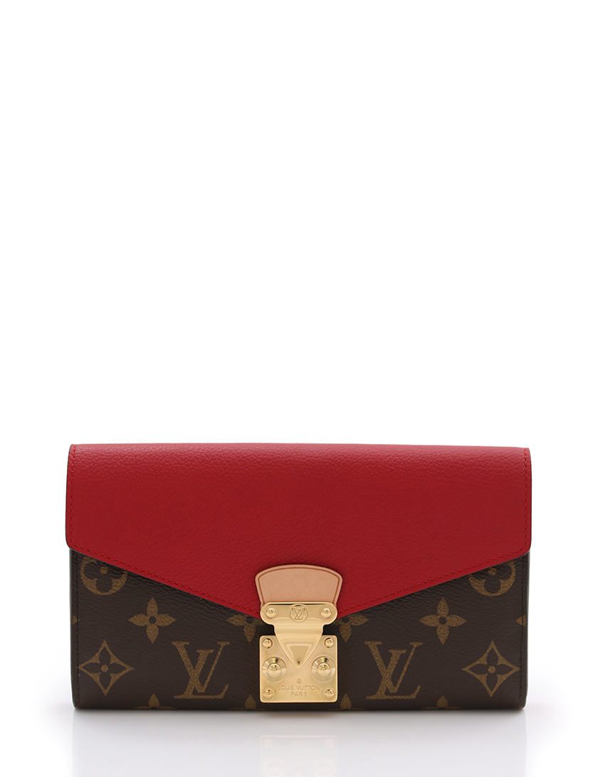 ルイヴィトン LOUIS VUITTON 長財布 2つ折り モノグラム スリーズ 茶色  