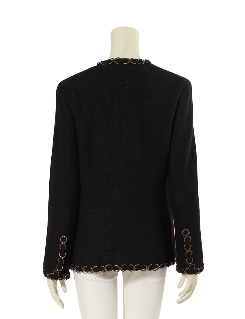 ハ*ナ様 CHANEL ◆シャネル・ブラック ・ジャケットBOUTIQUE CH 2104102040297-1.jpg