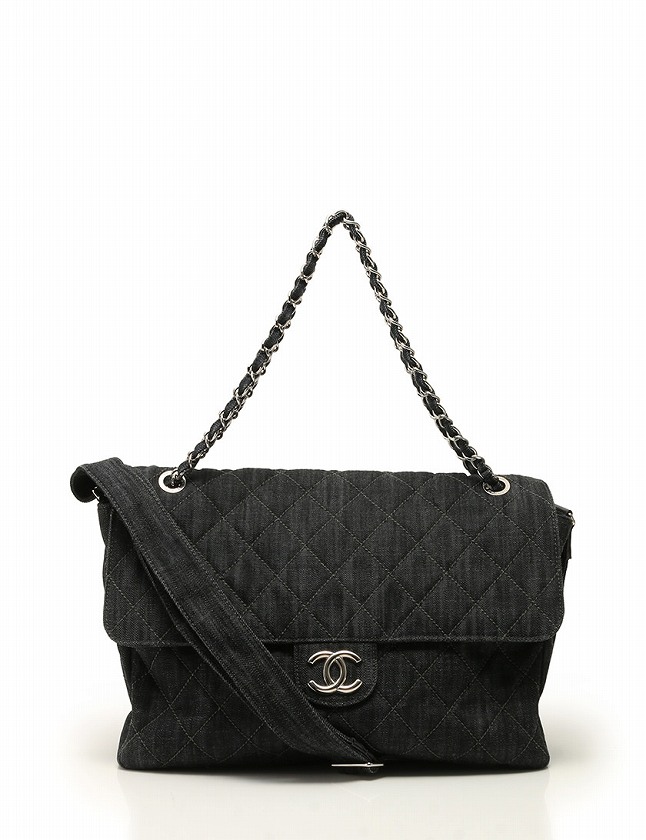 シャネル CHANEL マトラッセ ショルダーバッグ トートバッグ デニム  
