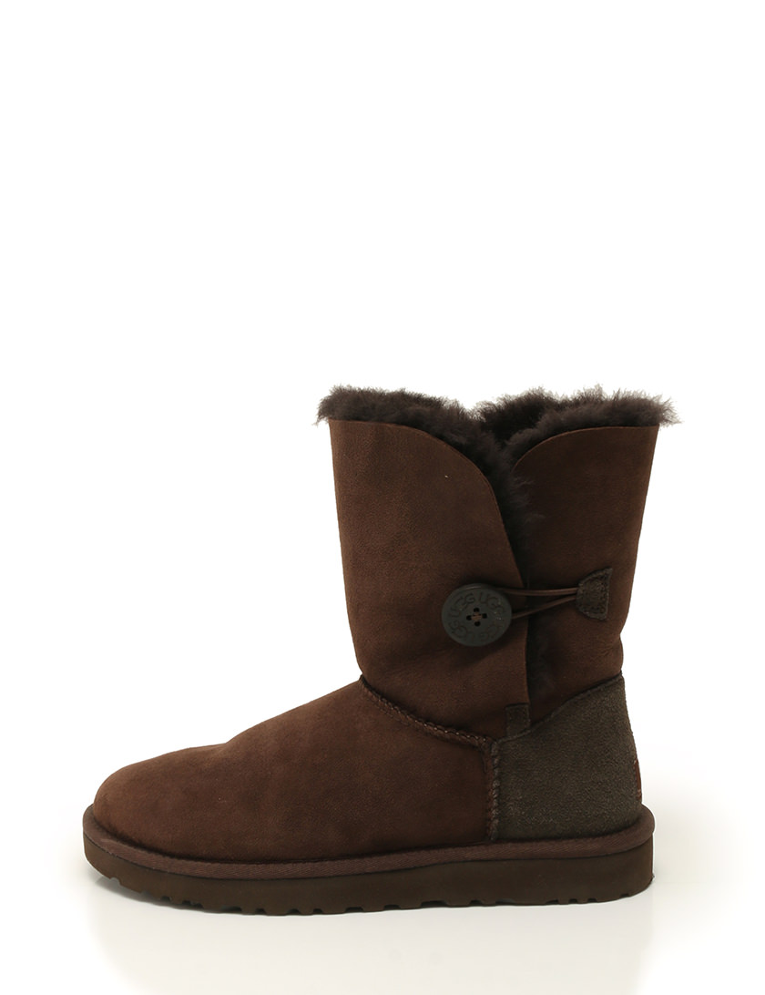 UGGアグ ムートンブーツ 焦茶色 24cm 煙い