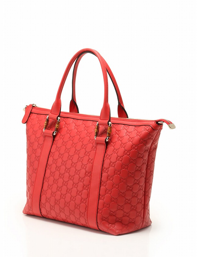 GUCCI トート（赤） Gucci Totissima large reversible tote bag in Rosso Ancora red