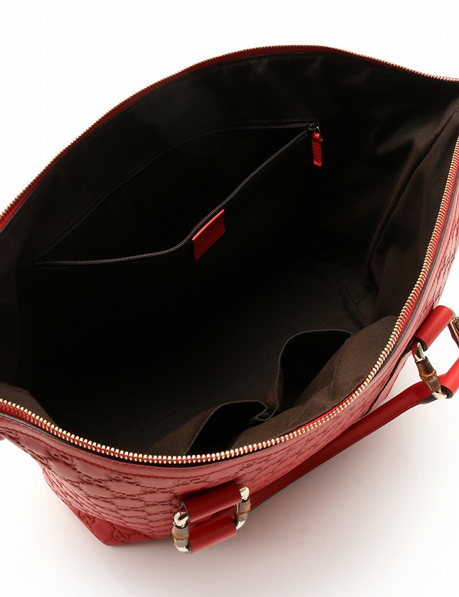 グッチ GUCCI トートバッグ ショルダーバッグ 赤 レッド レザー 339578