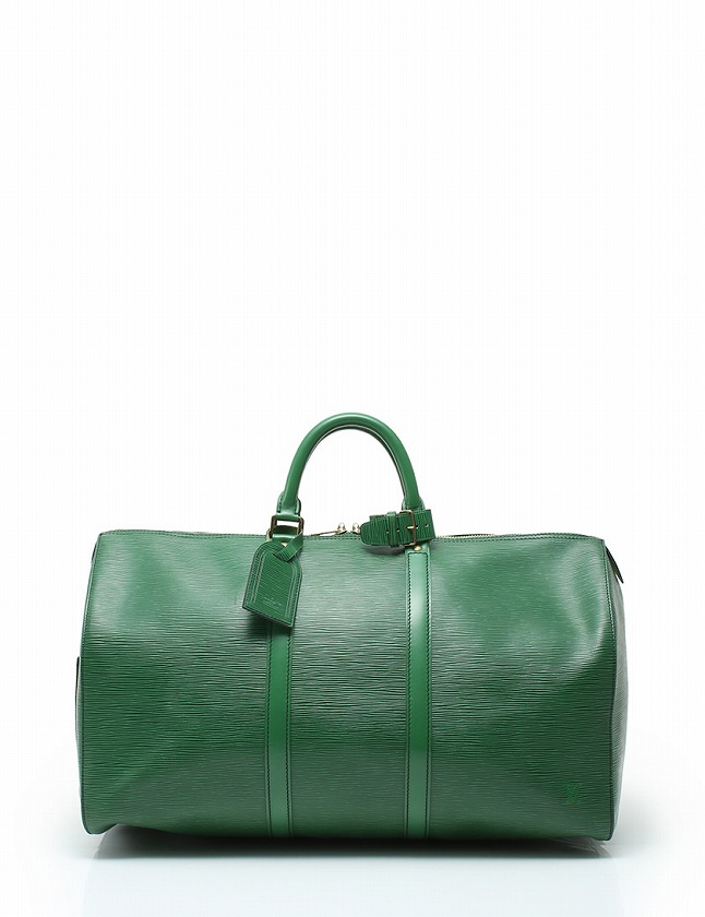 ルイヴィトン LOUIS VUITTON ボストンバッグ キーポル 50 エピ 緑 