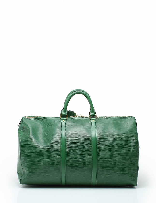 ルイヴィトン LOUIS VUITTON ボストンバッグ キーポル 50 エピ 緑  