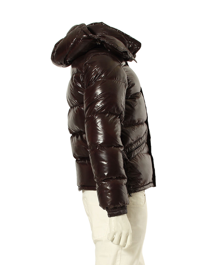 モンクレール MONCLER ダウンジャケット こげ茶 ブラウン S アウター 1  