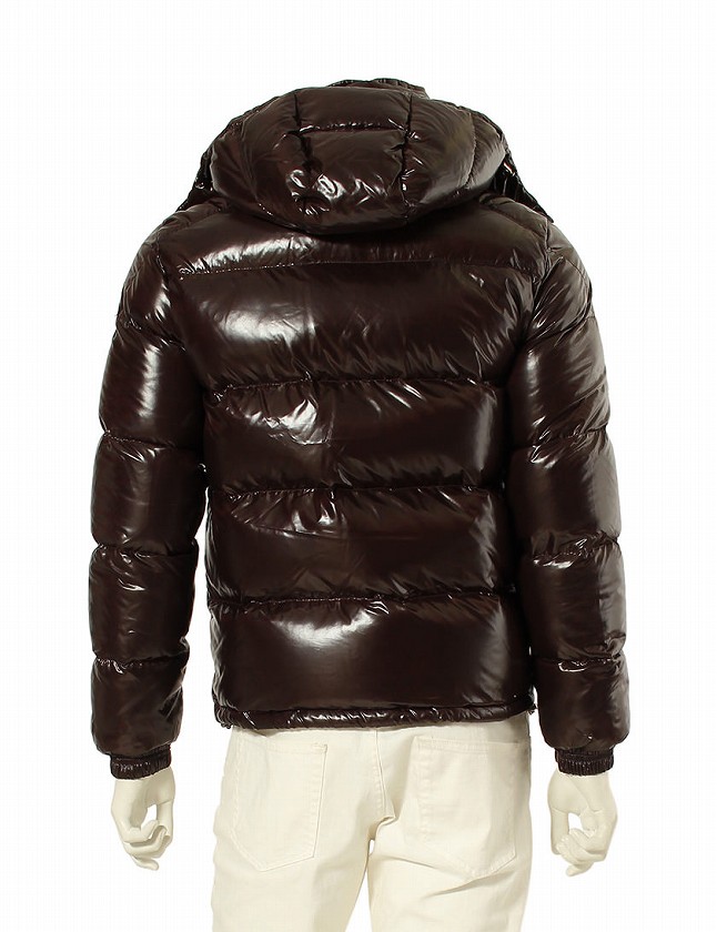 モンクレール MONCLER ダウンジャケット こげ茶 ブラウン S アウター 1 