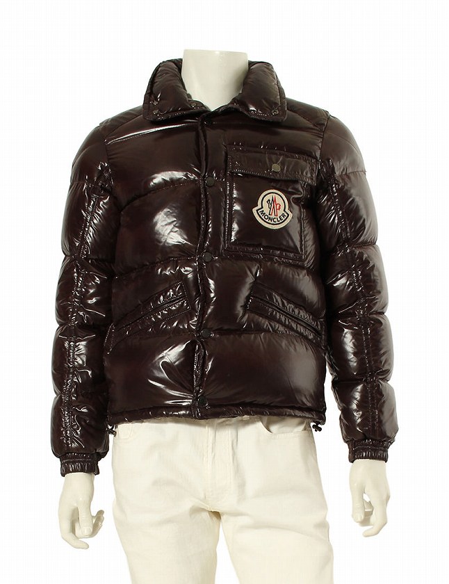 モンクレール MONCLER ダウンジャケット こげ茶 ブラウン S アウター 1 