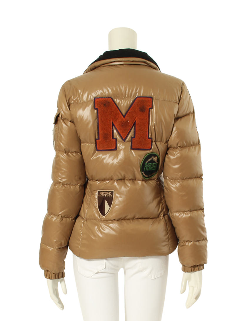 モンクレール MONCLER ダウンジャケット 茶色 ブラウン XS アウター 0