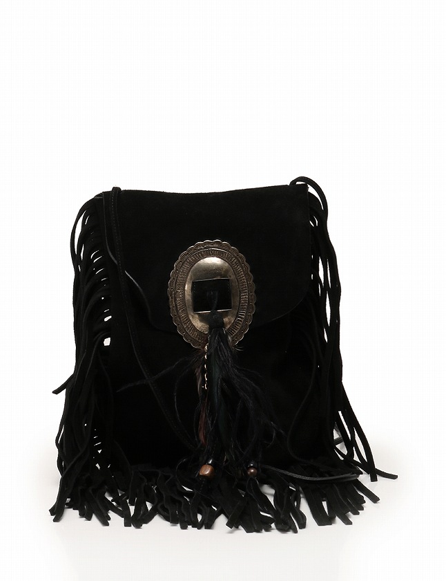 レア】Saint Laurent すずしい Paris アニタ フリンジバッグ